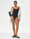 360 Tummy Control Ruched Plunge Swimsuit